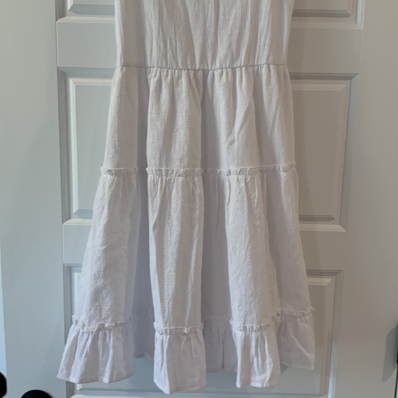 White Ruffled Dress - Picture 3 of 8
